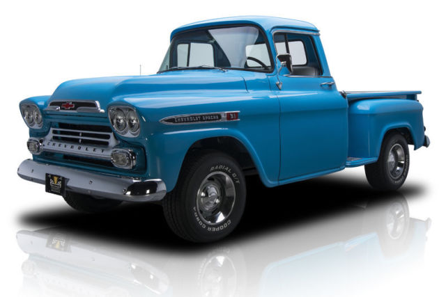 1959 Chevrolet Apache Pickup Truck 686 Miles Blue Pickup Truck 235 I6 3 Speed Ma 1959 Chevrolet Other Pickups Pickup Truck