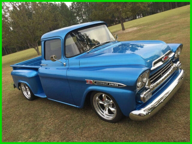 1959 Chevrolet Apache Pickup Truck LS2 6L 4L60E Automatic 4k Restore Mi Restmod 1959 Chevrolet Apache Complete Frame Off Restoration Completed in '17