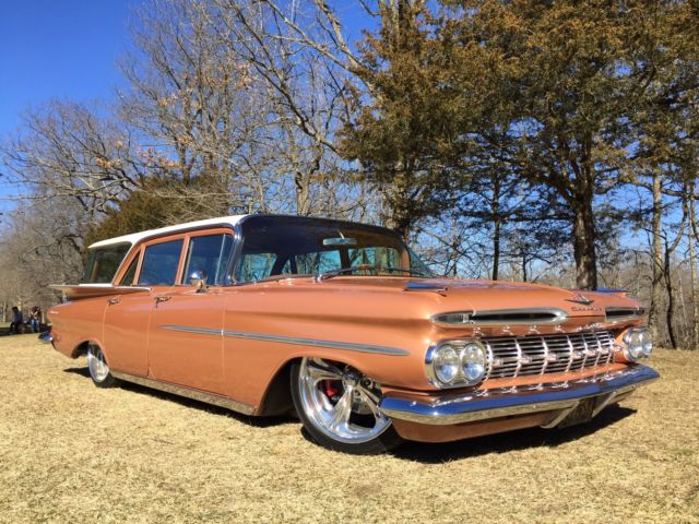 1959 Chevrolet Brookwood **348 Tri-Power/4-Speed**Air Ride**Billet Specialties** 1959 Chevrolet Impala Brookwood 348/4-Speed