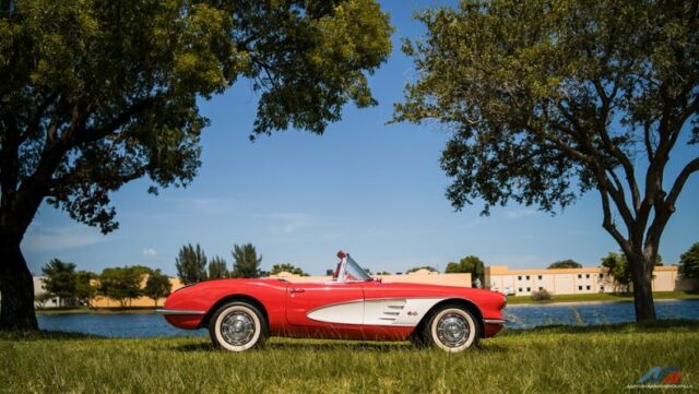 1959 Chevrolet Corvette 0 Miles Roman Red 235 V8 3 Speed Manual 1959 Chevrolet Corvette --