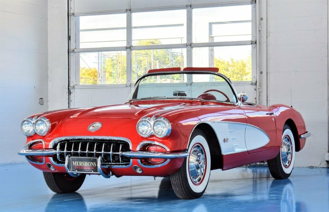 1959 Chevrolet Corvette 4 Speed RED ON RED! 1959 Chevrolet Corvette