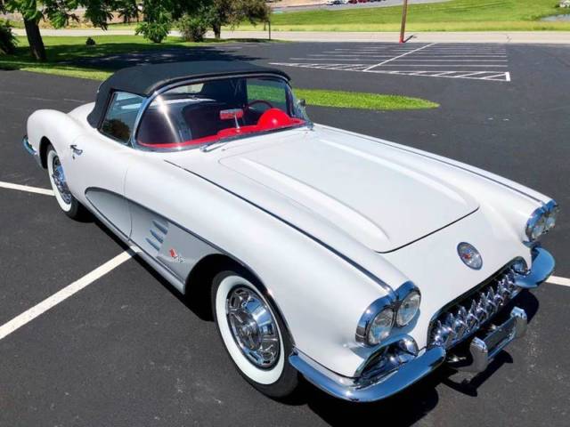 1959 Chevrolet Corvette Body Off Restored*White/Red*#Match283/230hp*4spd* - photo 4