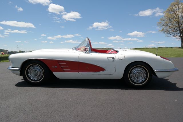 1959 Chevrolet Corvette Driver*White/Red*N.O.M*HardTopONLY - photo 6