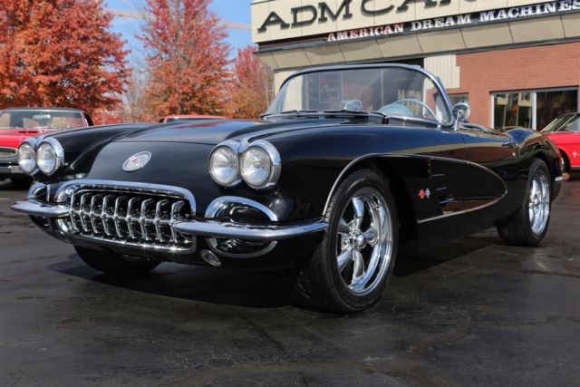 1959 Chevrolet Corvette Jet Black Roadster, 447hp - photo 4
