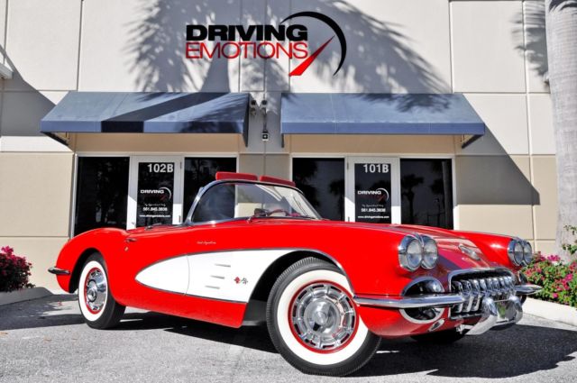 1959 Chevrolet Corvette Fuelie 283 FUELIE 290HP Corvette 157 Miles Red Convertib 1959 Chevrolet Corvette Fuelie 283 FUELIE 290HP Corvette