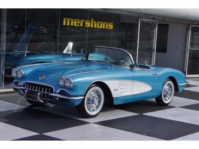 1959 Chevrolet Corvette Roadster - Tasco Turquoise, 4 Speed, Excellent Driver! 1959 Chevrolet Corvette