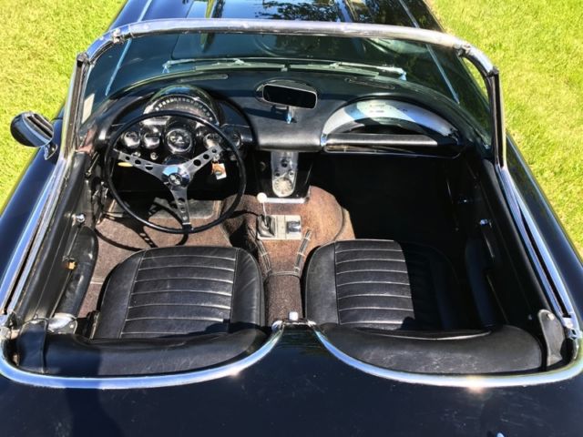 1959 Chevrolet Corvette TripleBlack*4spd*KillerCosmetics*L@@K* - photo 12