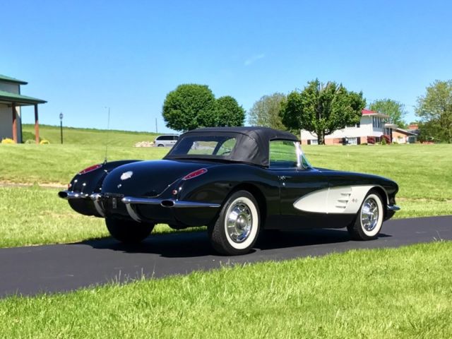 1959 Chevrolet Corvette TripleBlack*4spd*KillerCosmetics*L@@K* - photo 6
