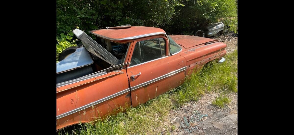 1959 Chevrolet El Camino Pickup Red RWD Automatic El Camino 1959 Chevrolet El Camino El Camino