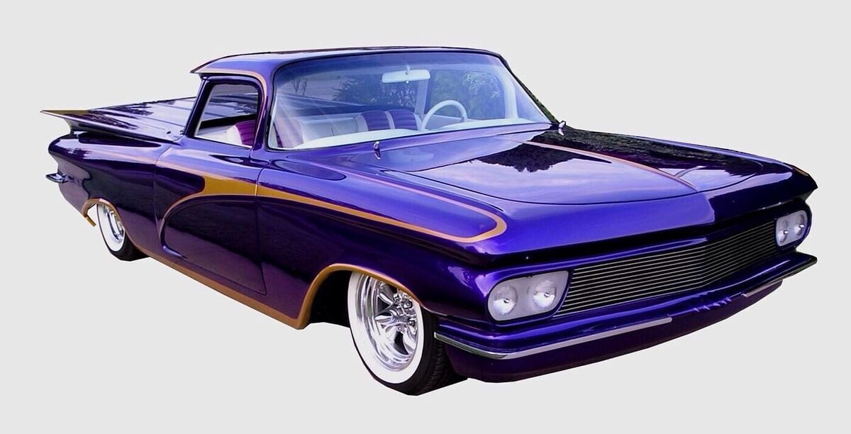 1959 Chevrolet El Camino custom chopped low rider show car - photo 8