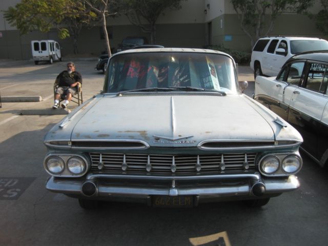 1959 CHEVROLET PARKWOOD STATION WAGON NO RESERVE AUCTION 1959 Chevrolet PARKWOOD STATIONWAGON