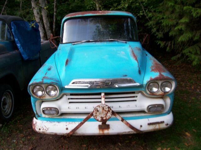 1959 chevy apache fleetside project also 1956 nomad project 1959 Chevrolet Other Pickups