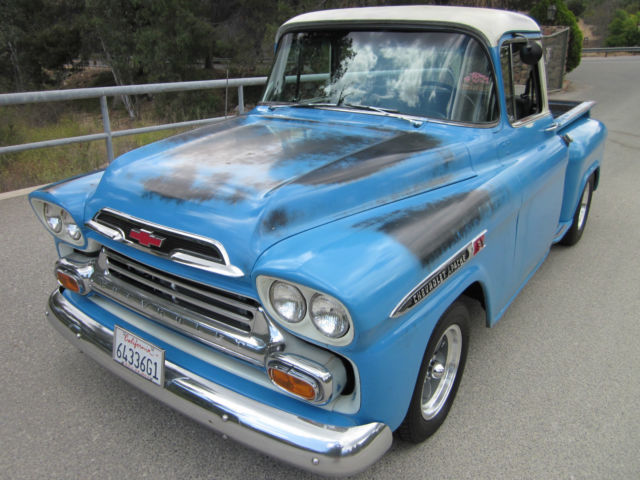 1959 Chevy Apache Hotrod Big Window crate 350 700r4 Vintage Air Fully Restored!! 1959 Chevrolet Other Pickups