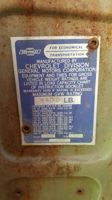 1959 Chevrolet Other Pickups 3600 2 door truck - photo 6