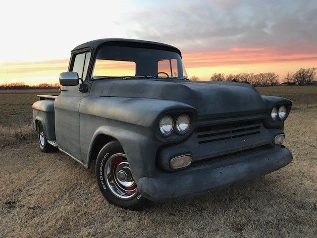 1959 Chevy Apache pickup hot rod 350 motor Camaro front clip disk brakes auto 1959 Chevrolet Other Pickups 3100