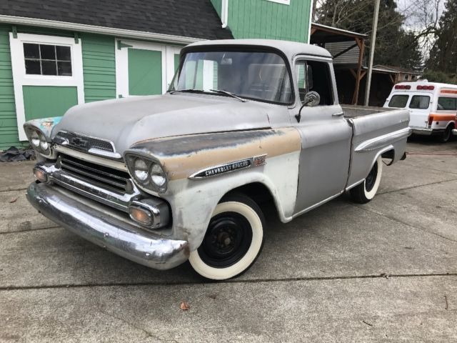 1959 Chevy Apache short bed fleetside rat rod hot rod 1959 Chevrolet Other Pickups