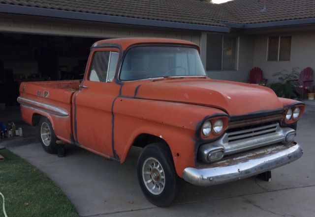 1959 Chevy Apache Short bed Pickup 1959 Chevrolet Other Pickups Deluxe