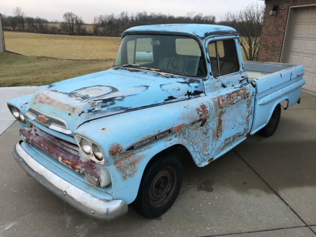 1959 Chevy Apache SWB Fleetside Shop Truck 1959 Chevrolet Other Pickups Fleetside