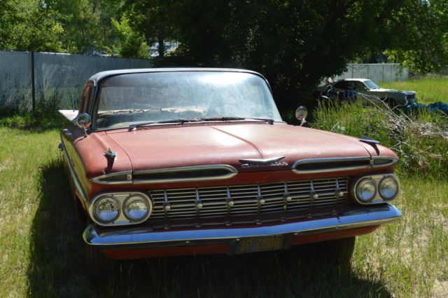 1959 Chevy Bel Air 1 OWNER SURVIVOR BARN FIND-V8 CAR-NUMBERS MATCHING-no reserve 1959 Chevrolet Bel Air/150/210
