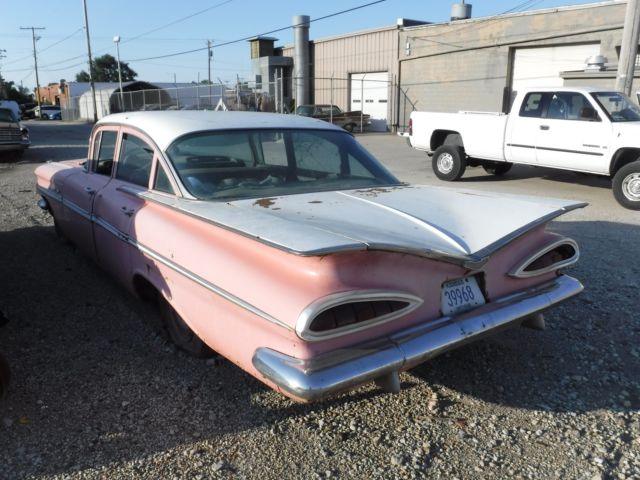 1959 Chevy Bel Air 4 door sedan 59 Chevrolet Impala Biscayne Bel Air 1959 Chevrolet Bel Air/150/210