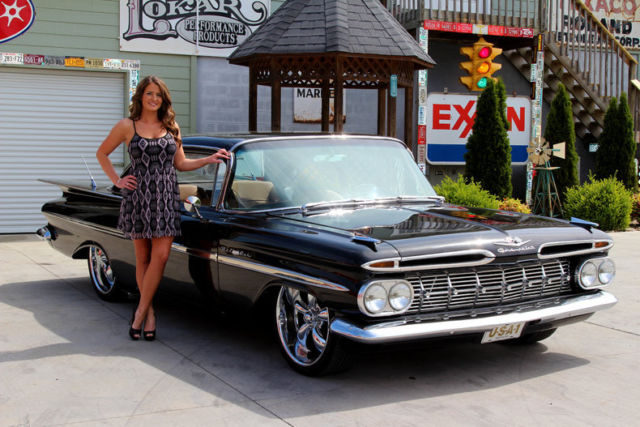 1959 Chevy Bel Air Fuel Injected Vintage AC Four Wheel Disc Brakes Custom 1959 Chevrolet Bel Air/150/210
