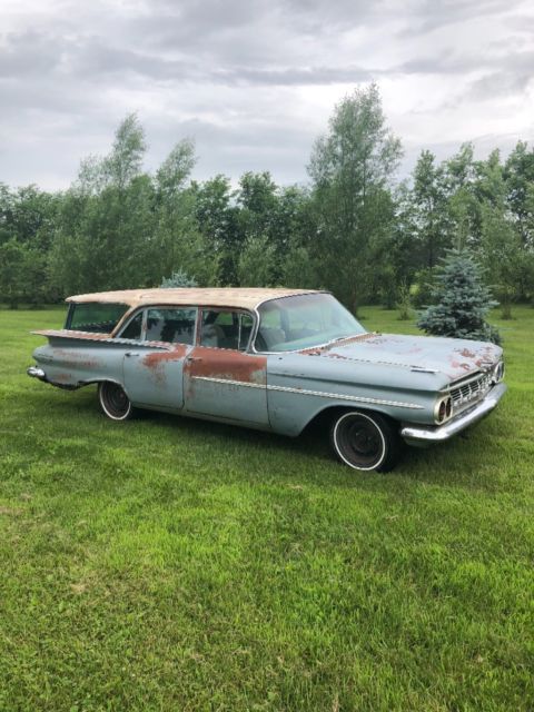 1959 chevy brookwood station wagon rat rod impala bel air 1960 1961 1958 patina 1959 Chevrolet Other