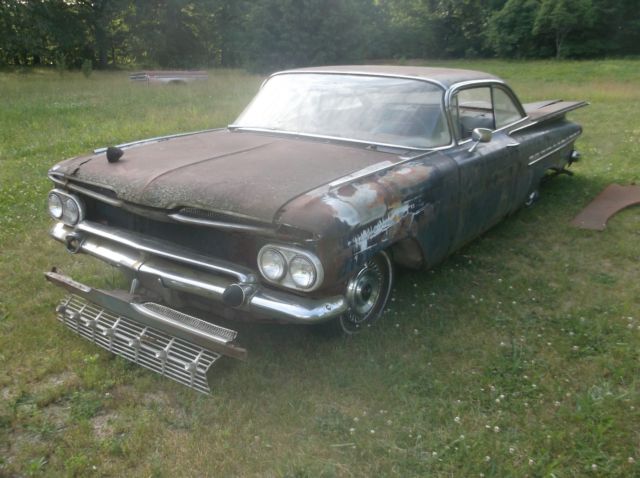 1959 Chevy Impala 2 door HT. NO TITLE, NO TITLE! 1959 Chevrolet HT. Impala