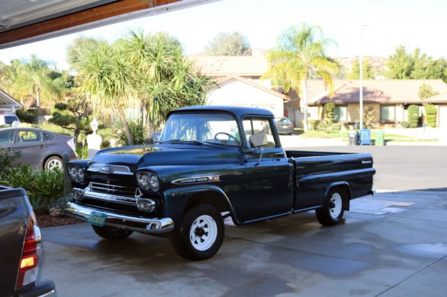 1959 Chevy Pickup Apache Long Bed Wrap Around Window 1959 Chevrolet Other Pickups