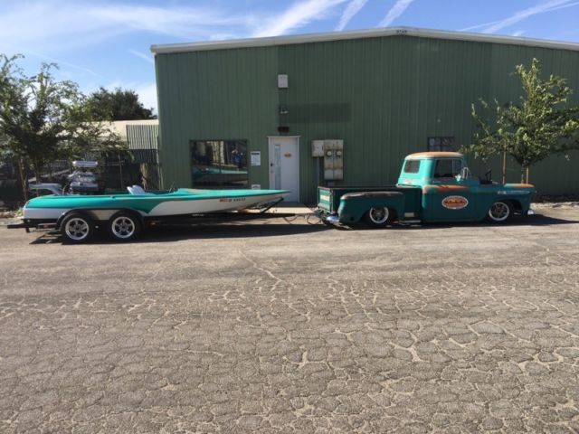 1959 chevy pickup with a 1971 Sanger v-drive blown big block fogger NOS,patina 1959 Chevrolet Other