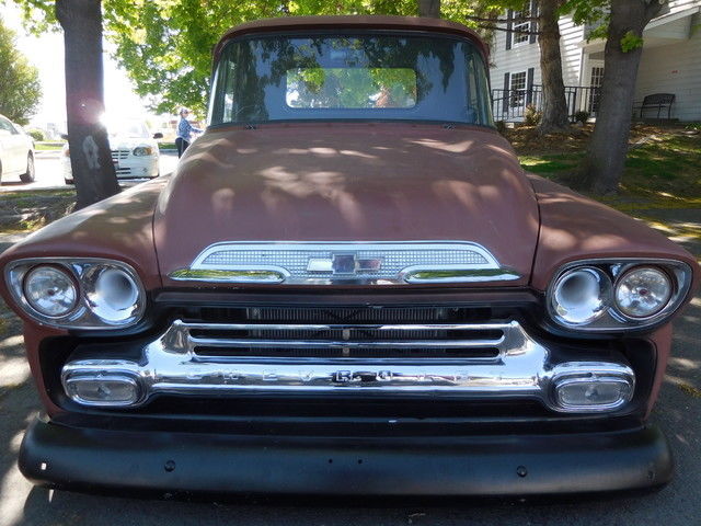 1959 Chevy, Task Force, Step side, Last year, Short Bed, Lowered, Custom. 1959 Chevrolet 1/2 Ton Stepside