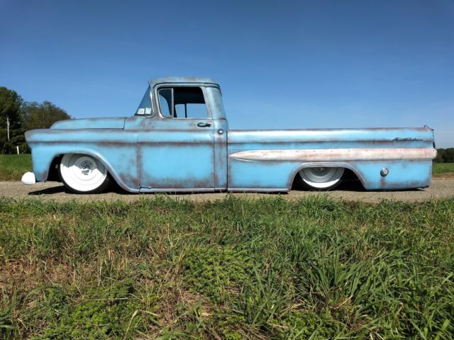 1959 Chevy Truck 3100 C10 Rat Rod. Hot Rod. Bagged. Air ride. Patina.NO RESERVE! 1959 Chevrolet Other Pickups 3100