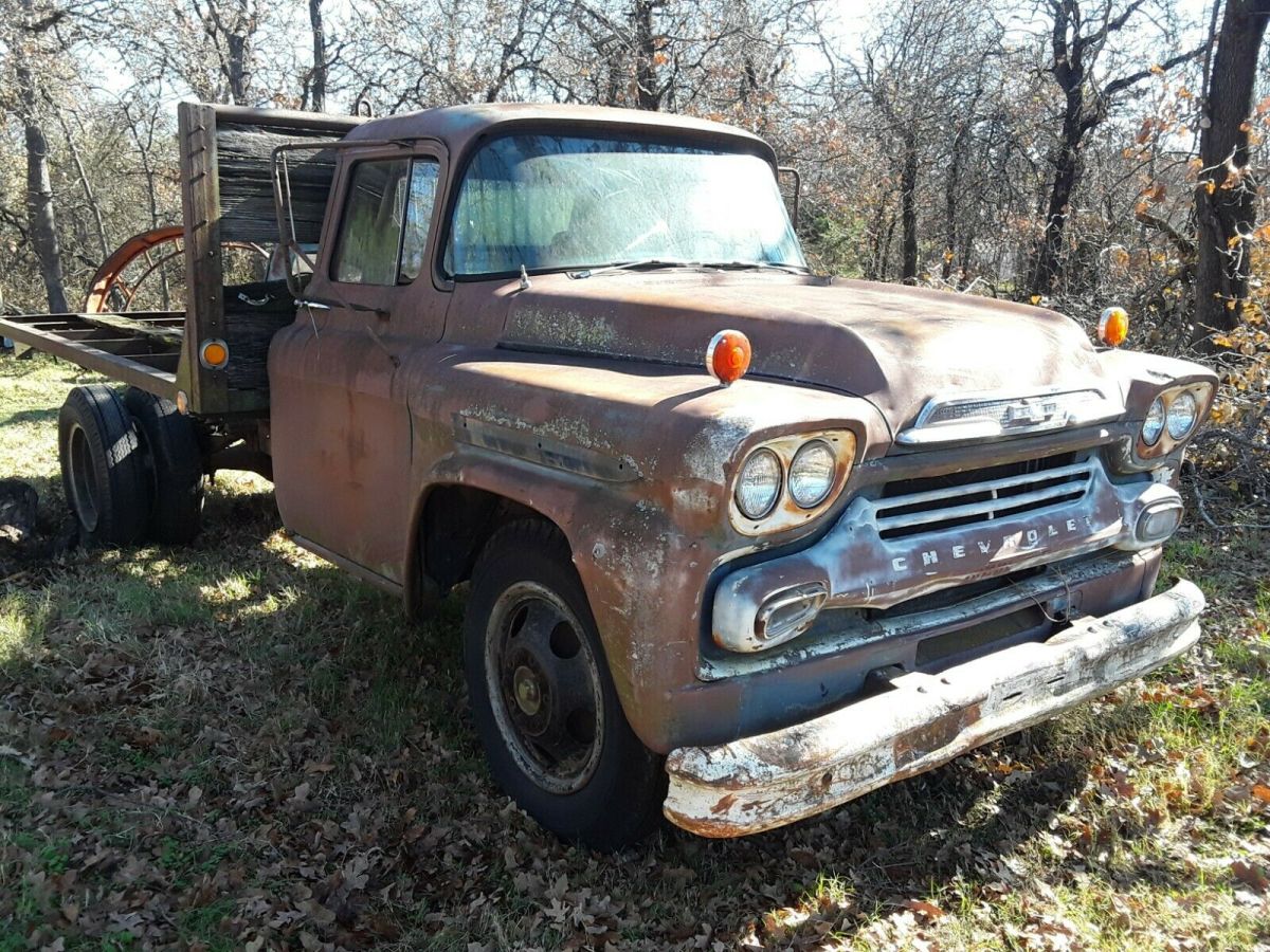 1959 chevy viking 40 flatbed truck RUNS 1959 Chevrolet Other Pickups