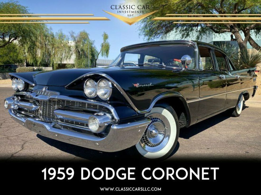 1959 Dodge Coronet 4dr Sedan - 318ci w/Dual Quads - A/C - Only 20K Miles! 1959 Dodge Coronet