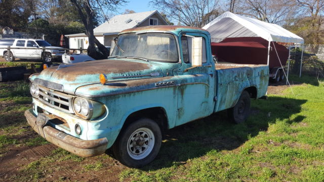 1959 Dodge D100 RARE TRUCK fleetside shortbed big window 1959 Dodge Other Pickups d-100