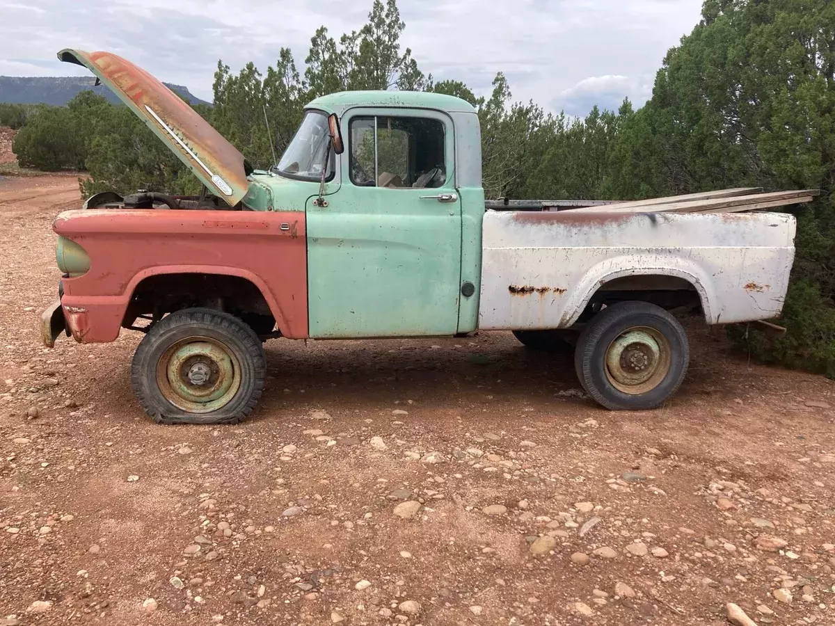 1959 Dodge Power Wagon Pickup Green 1959 Dodge Power Wagon