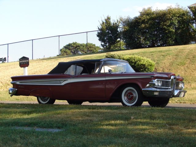 1959 Edsel Corsair Convertible- 332 V8- 2+ Beautiful Car RARE Convertible Color! 1959 Edsel Corsair