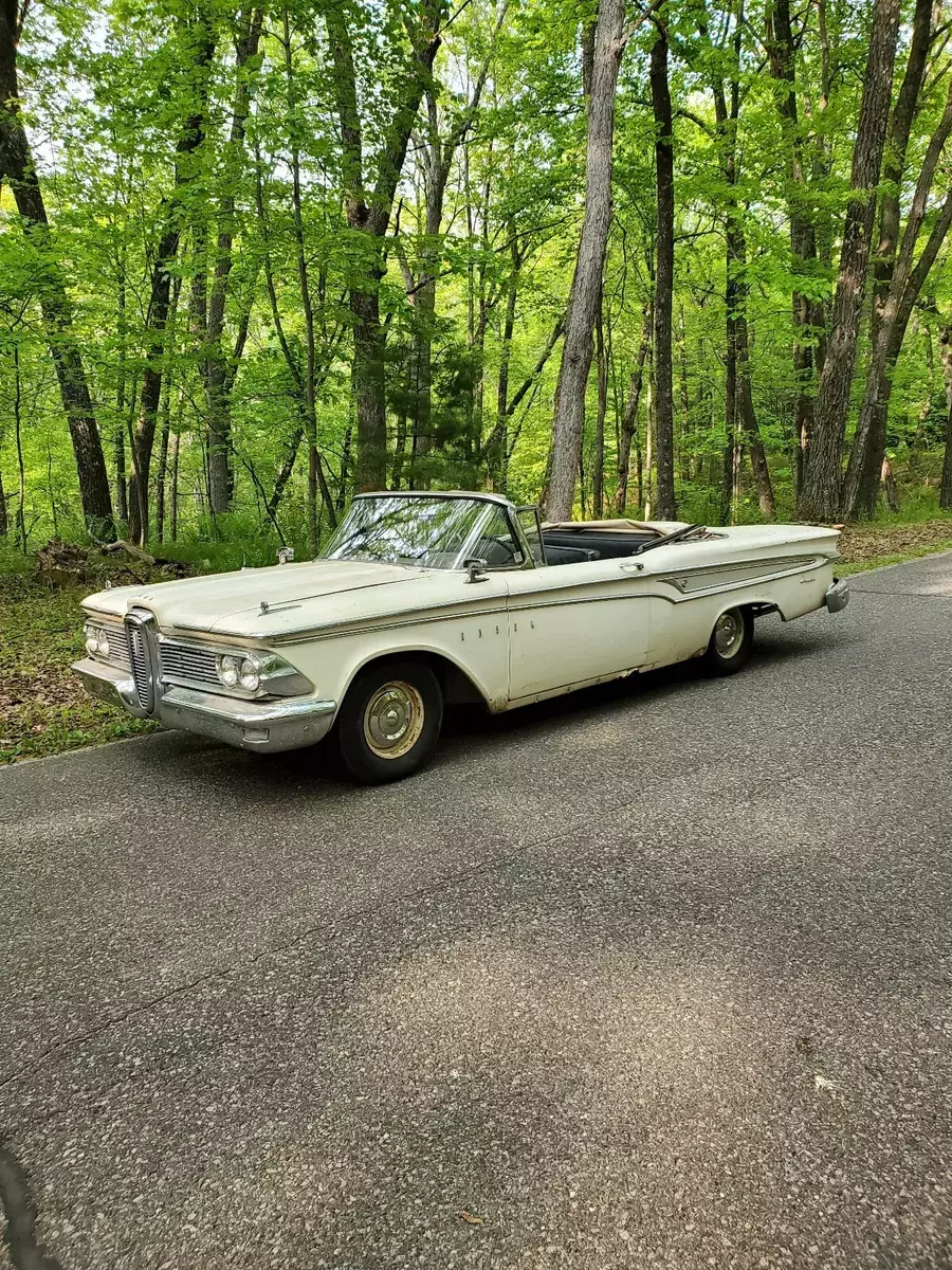1959 Edsel Corsair Convertible White 1959 Edsel Corsair