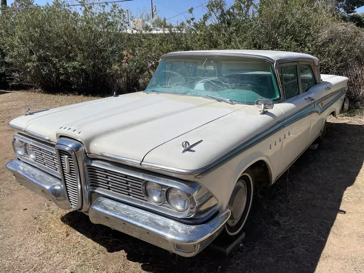 1959 Edsel Corsair Sedan White 1959 Edsel Corsair