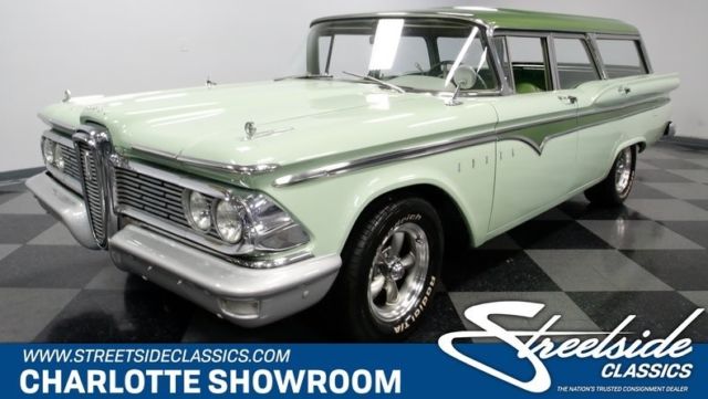 1959 Edsel Villager Station Wagon 332 CI V8 3 Speed Automatic Classic Vintage C 1959 Edsel Villager --