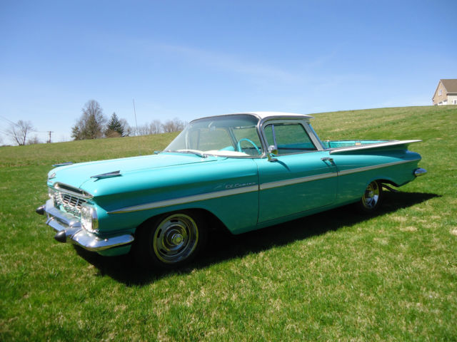 1959 ElCamino Rare Numbers Matching Show Quality restoration 3 SPEED El camino 1959 Chevrolet El Camino