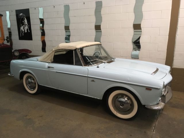 1959 Fiat 1200 cabriolet Vetture Speciale. All Original. Very solid car 1959 Fiat 1200 cabriolet Vetture Speciale