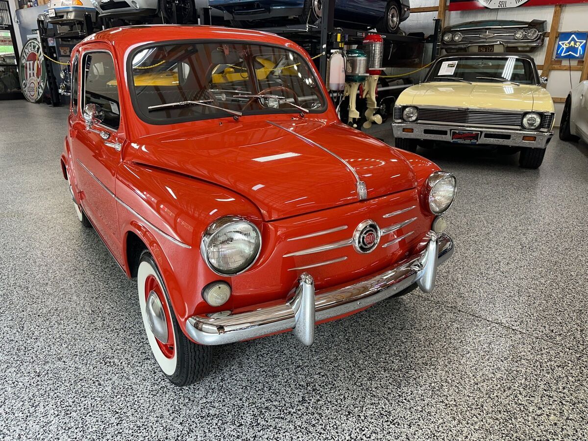 1959 Fiat 600 Coupe Fully Restored 633cc 4 Cyl, 4-spd ** Must See ** - photo 2