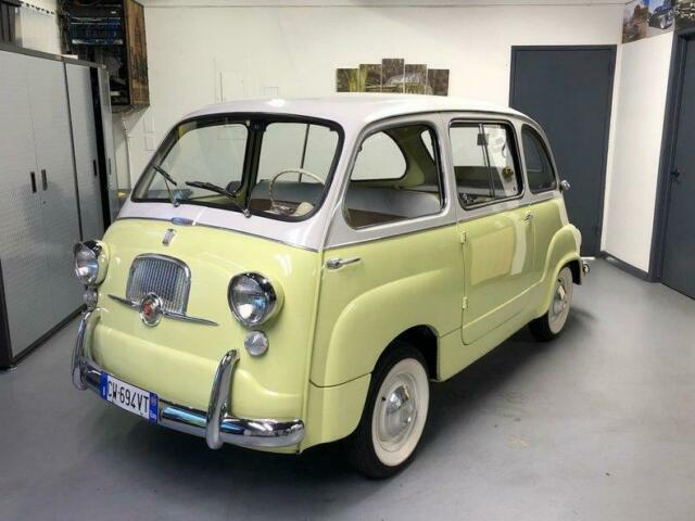 1959 FIAT 600 FIAT 600 MULTIPLA FULLY RESTORED /133 MILES 133 Miles Yellow 4dr S 1959 Fiat Other FIAT 600 MULTIPLA FULLY RESTORED /133 MILES