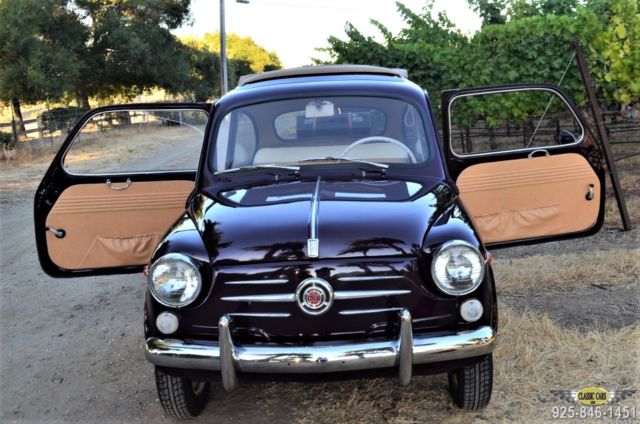 1959 Fiat 600 - CA. SUNROOF 600 - SUICIDE DOOR! - photo 13