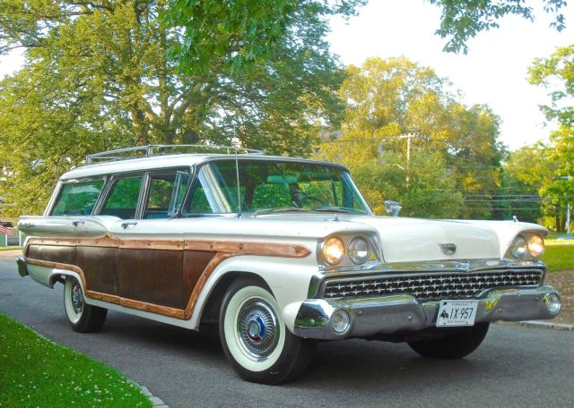 1959 Ford Country Squire Woody Wagon 9 Pass Factory Fully Loaded Low Mileage - photo 10