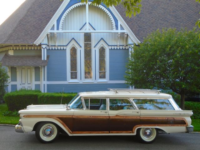 1959 Ford Country Squire Woody Wagon 9 Pass Factory Fully Loaded Low Mileage - photo 3