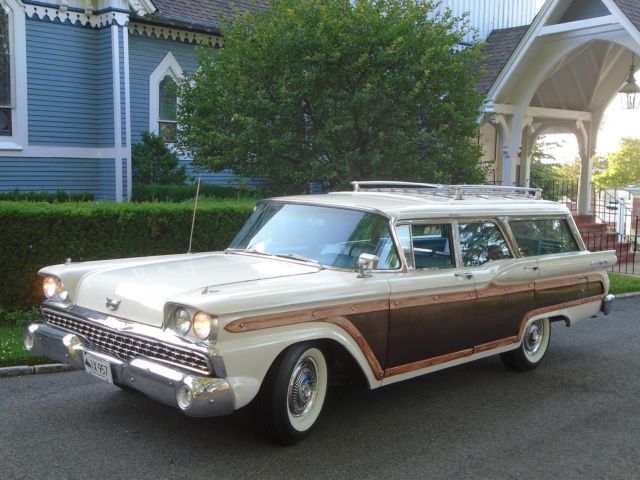 1959 Ford Country Squire Woody Wagon 9 Pass Factory Fully Loaded Low Mileage - photo 4