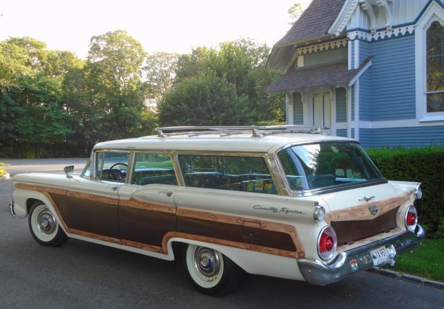 1959 Ford Country Squire Woody Wagon 9 Pass Factory Fully Loaded Low Mileage - photo 5