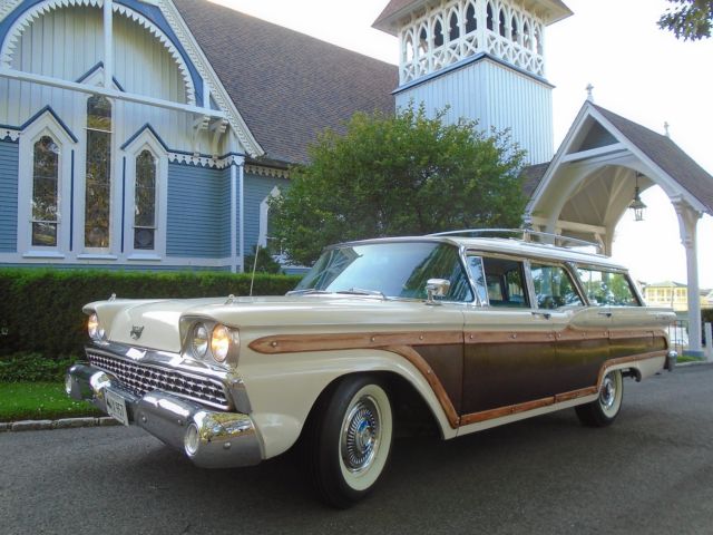 1959 Ford Country Squire Woody Wagon 9 Pass Factory Fully Loaded Low Mileage - photo 6