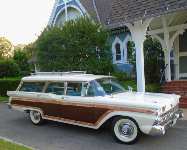 1959 Ford Country Squire Woody Wagon 9 Pass Factory Fully Loaded Low Mileage - photo 7